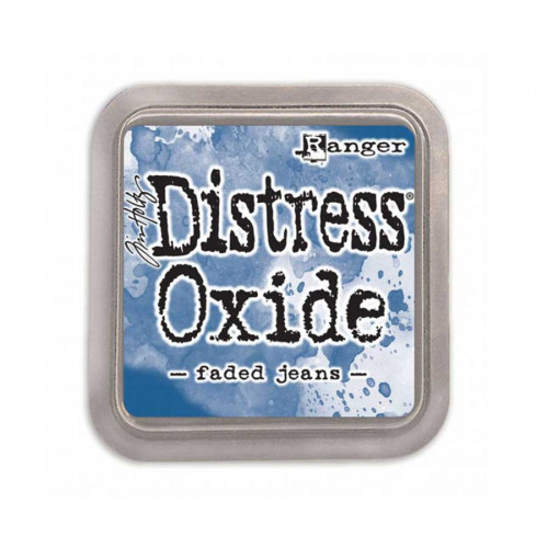 Distress Oxide Faded Jeans